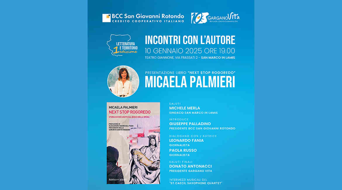 INCONTRI CON L'autore MICAELA PALMIERI